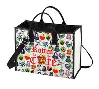 LEVLO Descendants Cosmetic Make Up Bag Descendants Fans Gift Rotten to the Core Makeup Zipper Pouch Bag For Friend Family, Core LT, Cosmetic Bag