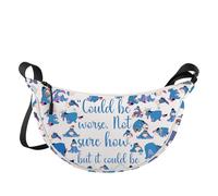 LEVLO Donkey Crossbody Bag Cartoon Donkey Fans Gifts Could Be Worse Not Sure How But It Could Be Cartoon Donkey Merch, Could Be Worse Jz Bag, Crossbody Bag