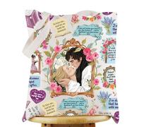 LEVLO Emily Novel Tote Bag Heathcliff & Isabella Fans Gift Classic Literature Shoulder Bag Reader Merchandise, So Kiss Me Tote, Medium