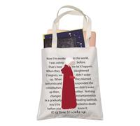 LEVLO Feminist Dystopian Fiction Pro Choice Shopping Bag It is Time to Wake up Travel Tote Bag Women Rights Inspired Gift, Now I'm Awake, M