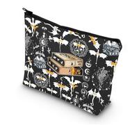 LEVLO Fourth Wing Cosmetic Makeup Bag Dragon Rider Inspired Gift Iron Flame Dragon Rider Zipper Pouch Bag Fourth Wing Bookish Merchandise, 4 Wing B Bag