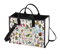 LEVLO Fox Cosmetic Makeup Bag Fox Movie Fans Gift Oo-De-Lally Oo-De-Lally Golly What a Day Zipper Pouch Bag, De-La lly LT, Cosmetic Bag