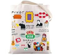 LEVLO Friend TV Show Tote Bag Rachel &Monica Fans Gift Central Park Friend Shoulder Bag Phoebe &Joey Friend TV Show Merch, Central Park Tote, M