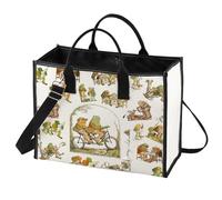 LEVLO Frog & Toad Arnold Lobel Tote Bag - Frog & Toad Fans Gift - Shoulder Bag - Merch, Lt, M