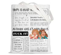 LEVLO Funny Grace Canvas Tote Bag Frankie Bergstein Fans Gift Grace Shoulder Bag TV Show Merchandise, Grace Tote, M