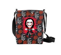 LEVLO Horror Movie Inspired Crossbody Bag Spooky Season Gifts I Want To Play a Game Scary Movie Fans Crossbody Bag (FROM THE CB 2)