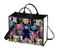 LEVLO Horror Movie Tote Bag Horror Movie Andy Gift Horror Bride Shoulder Bag Andy & Mike Movie Merchandise, Chuc Lt, M
