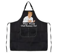 LEVLO Inspired Gift Apron - Chef Ramsay Fans 'What Would Chef Do'