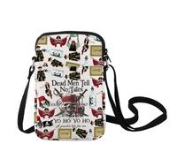 LEVLO Jack Crossbody Bag Angelica & Jack Fans Gift Dead Men Tell No Tales Jack Shoulder Bag Pirate Merch, Dead Men C Bag, M