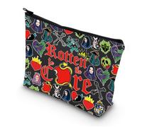 LEVLO Jay Cosmetic Make Up Bag Carlos Fans Gift Rotten to the Core Mal Makeup Zipper Pouch Bag Jay & Mal Movie Merch, Core B Full, 23cm（9.05inch）*17cm（6.69inch）