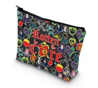 LEVLO Jay Cosmetic Make Up Bag Carlos Fans Gift Rotten to the Core Mal Makeup Zipper Pouch Bag Jay & Mal Movie Merch, Core B Full, Cosmetic Bag