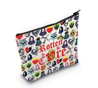 LEVLO Jay Cosmetic Make Up Bag Carlos Fans Gift Rotten to the Core Mal Makeup Zipper Pouch Bag Jay & Mal Moive Merch, Core Full, Cosmetic Bag