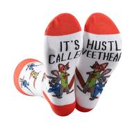 LEVLO Judy & Nick Socks Judy & Nick Fans Gift It's Called a Hustle Sweetheart Rabbit Fox Socks Judy & Nick Merchandise, Judy Nick Sock, One Size