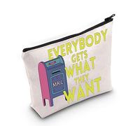 LEVLO Kimberly Akimbo Musical Cosmetic Makeup Bag Broadway Fans Gift Everybody Gets What They Want Makeup Zipper Pouch Bag, Everybody Gets, Cosmetic Bag