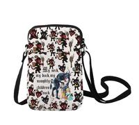 LEVLO Krampus Crossbody Bag Christmas Demon Fans Gift My Neck My Back My Naughty Sack Krampus Shoulder Bag, My Neck C Bag