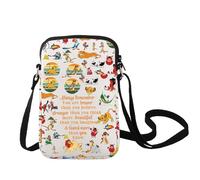 LEVLO Lion Movie Crossbody Bag Lion Fans Gift You Are Braver Stronger Smarter Than You Think Lion Shoulder Bag (Lion C Bag)