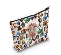 LEVLO Lucy Quote Cosmetic Make Up Bag Lucy Movie Fans Gift Courage Dear Heart Makeup Zipper Pouch Bag, Dear Heart Full, Cosmetic Make Up Bag