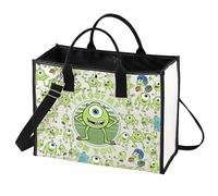LEVLO Mike Wazowski Tote Bag Mike Fans Gift I've Got My Eye On You Monsters Mike Shoulder Bag Cartoon Monsters Movie Merch, I've Got My Lt, M