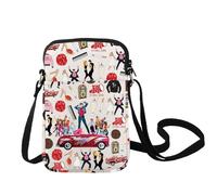LEVLO Musical Themed Crossbody Bag Danny & Sandy Fans Gift Musical Shoulder Bag Theatre Merch, Rydell High C Bag