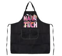 LEVLO Nail Tech Apron With Pockets - Salon Gift - Waterproof, Adjustable
