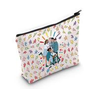 LEVLO Nick & Charlie Leaves Cosmetic Makeup Bag Hi Leaves Gifts Nick & Charlie Makeup Zipper Pouch Bag For TV Series Fans, Hi Leaves, 0