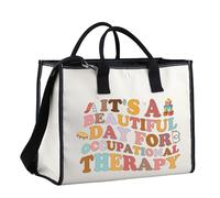 LEVLO Occupational Therapy Tote Bag Occupational Therapist Gift Mental Health Gift OT COTA Tote Bag (BEAUTIFUL DAY FOR OT TOTE BAG uk)
