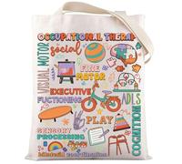 LEVLO Occupational Therapy Tote Bag Occupational Therapy Appreciation Gift OT Merch Occupational Therapy Shoulder Bag, Ot Tote, M, Tote Bag