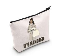 LEVLO Olivia Pope Cosmetic Make Up Bag TV Show Inspired Gift It's Handled Makeup Zipper Pouch Bag For Women Girls, It's Handled, Cosmetic Bag