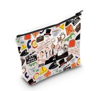 LEVLO Operation Mincemeat Musical Makeup Bag Ewen Montagu & Jean Leslie Fans Gift Charles Cholmondeley Toiletry Bag Operation Mincemeat Broadway Merch OBE Bag