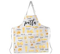 LEVLO Pasta Kitchen Apron With Pockets Love Eat Pasta Gift Italian Pasta Apron Pasta Matching Gift Spaghetti Food lover gift (pasta apron uk)