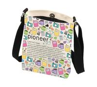LEVLO Pioneer Jw Gift Pioneer School Crossbody Bag Gift For Jehovahs Witness Jw Graduation Purse Shoulder Bag (Pioneer cb2)