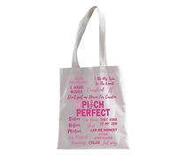 LEVLO Pitch Perf Tote Bag - Polyester, Unisex-Adults, 35cm x 38cm, That Song Is My Jam Tote Ku