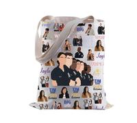 LEVLO Police TV Series Inspired Tote Bag I Got Your Back Boo Shopping Bag Criminal Movie Reusable Canvas Bag Gift for Fans (Got Your Back)