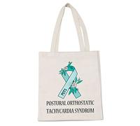 LEVLO POTS Awareness Gift Postural Orthostatic Tachycardia Syndrome Shopping Bag POTS Support Tote Bag (Postural Orthostatic)