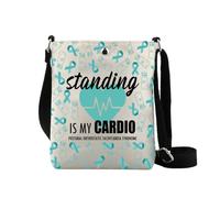 LEVLO POTS Syndrome Standing Is My Cardio Crossbody Bag Postural Tachycardia gifts ysautonomia Crossbody Bag Potsie gift (standing 2cb)
