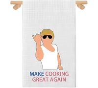 LEVLO President Supporter Kitchen Towel Vote for The Felon Dad Kitchen Accessories Dish Towel Tea Beach Towel (MAKE COOKING towel 2UK)