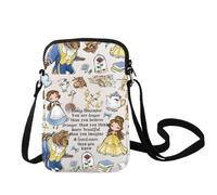 LEVLO Princess Bella Crossbody Bag Bella Fans Gift Fairy Tales Beauty Shoulder Bag Princess Beauty Merch, Batb C Bag