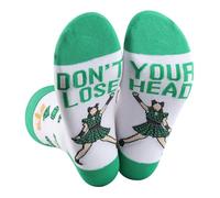 LEVLO Queen Socks Six Queen Gift Don't Lose Your Head Six Musical Socks Musical Theater Merch, Don't Lose Sock, One Size