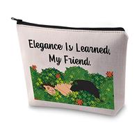 LEVLO RHONY Inspired Gift Elegance is Learned Makeup Bag Real Housewives Gift (Elegance is Learned)