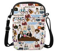 LEVLO Rue Bennett TV Show Crossbody Bag Nate Jacobs Fans Gift Jules Vaughn Fans Shoulder Bag Suspense TV Series Merch, Ship for Fez Cbag, Crossbody Bag