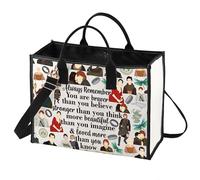 LEVLO Scotland Dragonfly Cosmetic Makeup Bag Movie Gifts You are Braver Stronger Smarter Than You Think Merch, Out-Lander LT