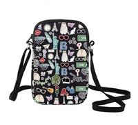 LEVLO Singer Album Crossbody Bag Singer Tour Fans Gift Song Concert Shoulder Bag Music Lover Merchandise, 13 22 C Black, Medium to Large