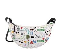 LEVLO Singer Album Crossbody Bag Singer Tour Fans Gift Song Concert Shoulder Bag Music Lover Merchandise, 13 22 Jz Bag