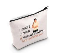 LEVLO Single Taken Mentally Dating Makeup Bag Josh H Fan Josh H Love Josh H Cosmetic Bag Josh H Zipper Pouch (Josh Hutcherson 3uk)