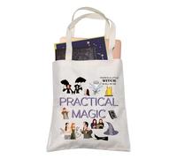 LEVLO Sisters Apothecary Tote Bag Magic Witches Gift There's A Little Witch In All Of Us Shopping Bag (Little Witch)