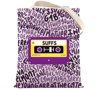 LEVLO Suffs Broadway Musical Tote Bag Suffs Musical Theater Fans Gift Suffs Carrie Shoulder Bag Broadway Musical Merch, Suffs Tote, M