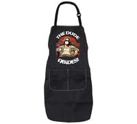 LEVLO The Dude Kitchen Apron 90s Bowling Movie Gift Crime Movie Gift Lebowskiii Cooking Apron (THE DUDE A 2)