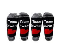 LEVLO Vampire Lover Gift Team Edward Cotton Men Socks Kindred Inspired Socks, 2 Pairs/Set - Mid Calf - 1, One Size
