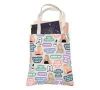 LEVLO VPR Reality TV Fans Drama Queen Inspired Shopping Bag I am the Devil Don't You Forget It Tote Bag Halloween Sister BFF Gift (I am the Devil)
