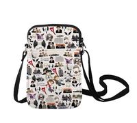 LEVLO Winchester Brothers Cross Body Bag Dean & Sam & John Fans Gift IDJITS Dean & Sam Shoulder Bag For TV Show Fans, Idjits C Bag